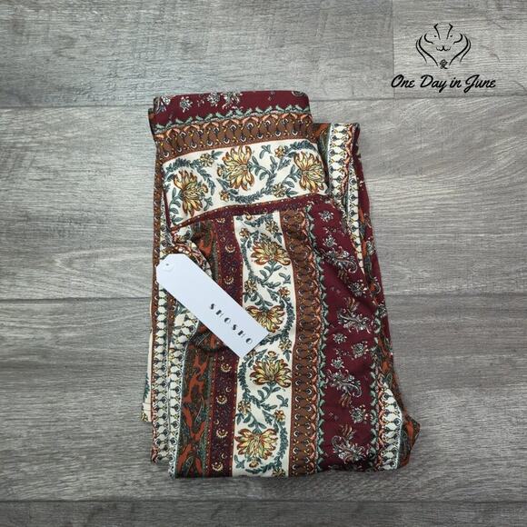 Shosho High Waist Soft Flare Casual Pants Size L - Picture 6 of 6